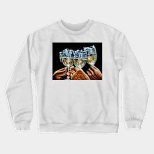 WHITE WINE CHEERS Crewneck Sweatshirt